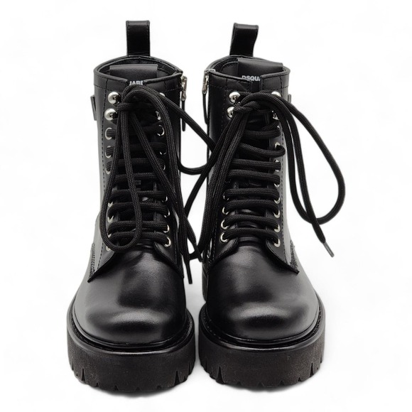 Dsquared2 Icon Clubbing Combat Boots Black 36 (6 US) $880 - Picture 4 of 8
